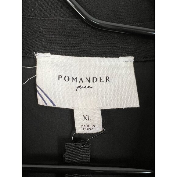 Pomander Place Tuckernuck Dress XL Black Arnelle Dress Classic Black Preppy NEW - Picture 6 of 16